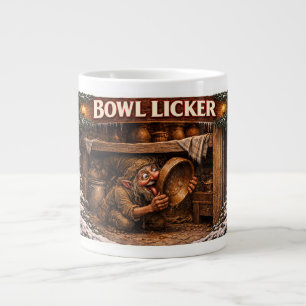 Grande Tasse Lècheur de bol lutin de Noël islandais