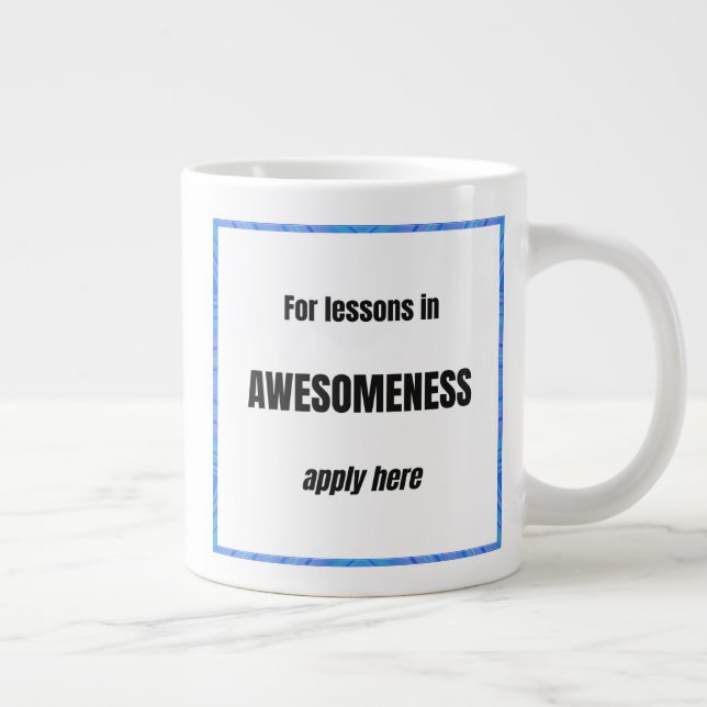 Grande Tasse Leçons d'incroyabilité (Droite)