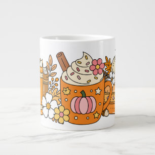 Grande Tasse Lecture d'automne - Livres confortables et épices