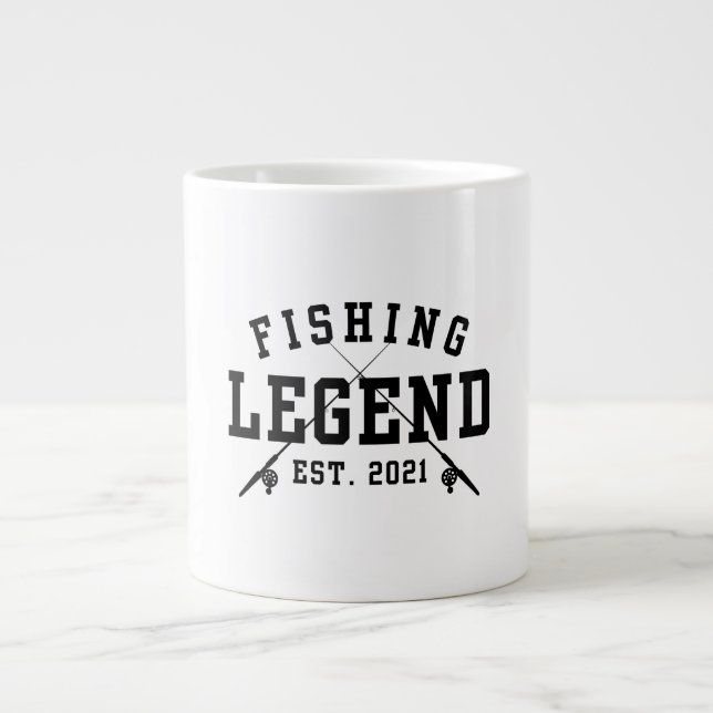 Grande Tasse Légende de la pêche établie 2021 (Devant)