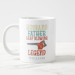 Grande Tasse Légende Personnalisée de Mari Père Souffleur de Fe