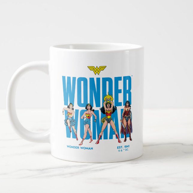 Grande Tasse Légendes de Wonder Woman pour toujours Graphique (Gauche)