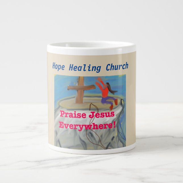 Grande Tasse L'Eglise de l'Espoir pour la guérison de la Coupe  (Devant)