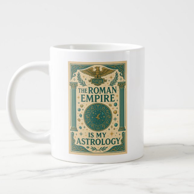 Grande Tasse L'Empire Romain est mon Astrologie (Gauche)
