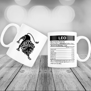 Grande Tasse Léon Zodiaque avec la valeur nutritive,