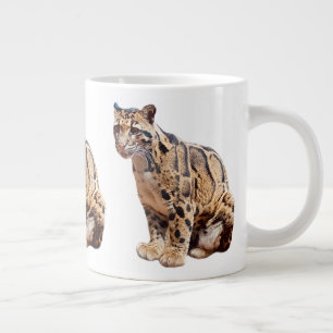 Grande Tasse léopard obscurci photo jungle gros animal de chat