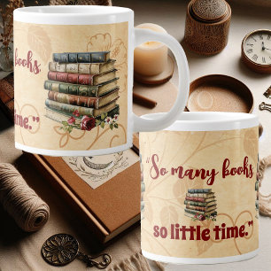 Grande Tasse Les Amateurs De Livre Citer Tant De Livres Si Peu