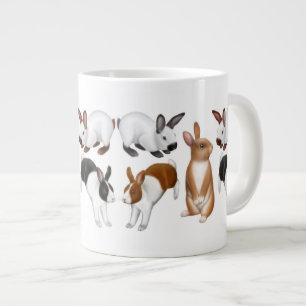 Grande Tasse Les Amoureux des lapins de Buns