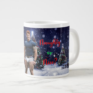Grande Tasse Les arbres de Noël lumineux de SlipperyJoe deux mu