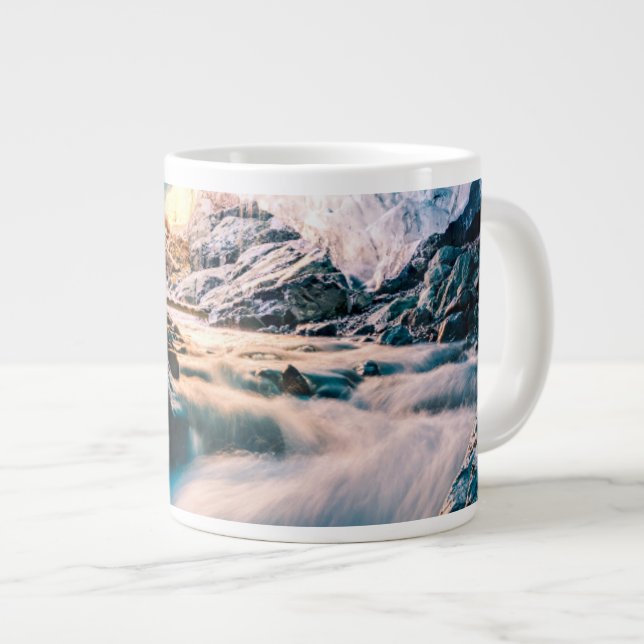 Grande Tasse Les cascades | Glacier de Vatnajokull, Islande ori (Devant droit)