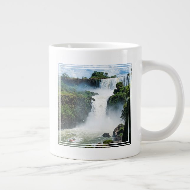 Grande Tasse Les Chutes D'Iguazu Entourées Par La Jungle (Droite)