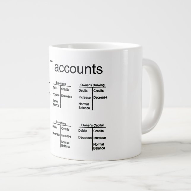 Grande Tasse "Les comptes T"  (Devant droit)