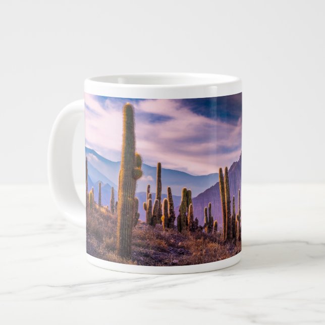 Grande Tasse Les déserts | Cactus Paysage Argentine (Devant gauche)