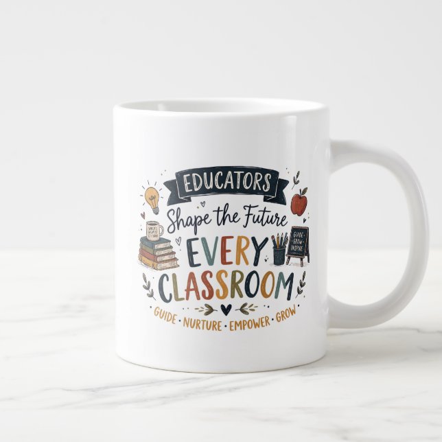 Grande Tasse Les éducateurs façonnent l'avenir (Droite)