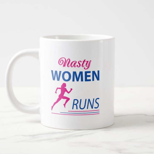 Grande Tasse Les femmes malveillantes dirigent (Gauche)