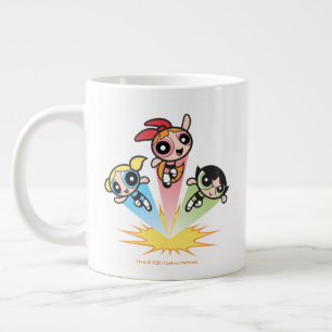 Grande Tasse Les Filles Powerpuff Se Lancent Dans L'Air
