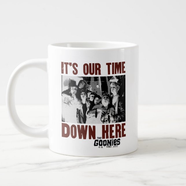 Grande Tasse Les Goonies "C'est notre temps ici" (Gauche)