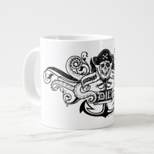 Grande Tasse Les Goonies "Never Say Die" Pirate Ancre Badge
