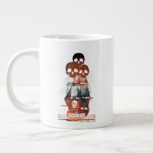 Grande Tasse Les Goonies Pirate Ship Silhouette Graphique
