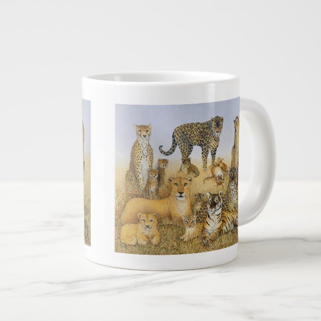 Grande Tasse Les grands chats (Devant droit)