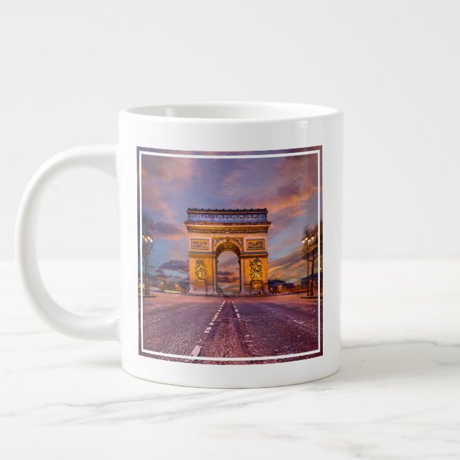 Grande Tasse Les monuments | Arc de Triomphe, Paris France (Gauche)