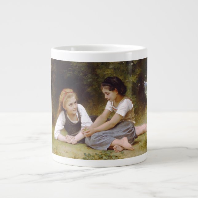Grande Tasse Les Noisettes : Les jeunes filles ramassent les no (Devant)