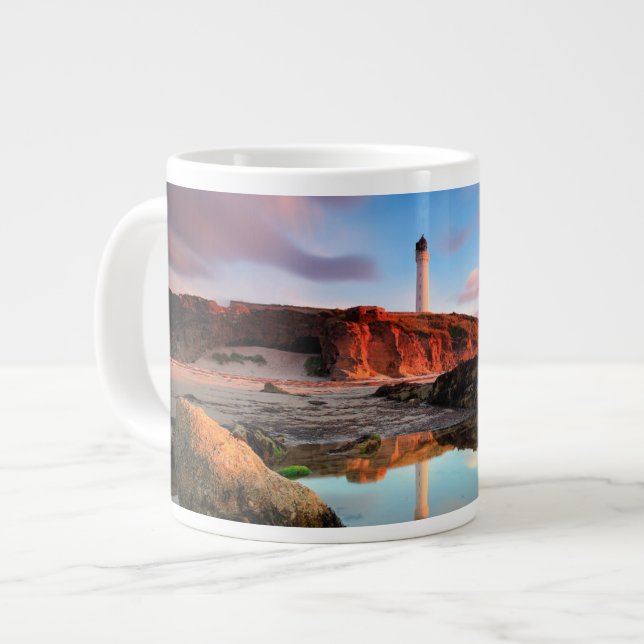Grande Tasse Les phares | Ecosse de Lossiemouth Lumière (Devant gauche)