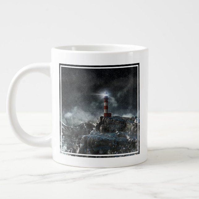 Grande Tasse Les phares | Phare dans la tempête (Gauche)