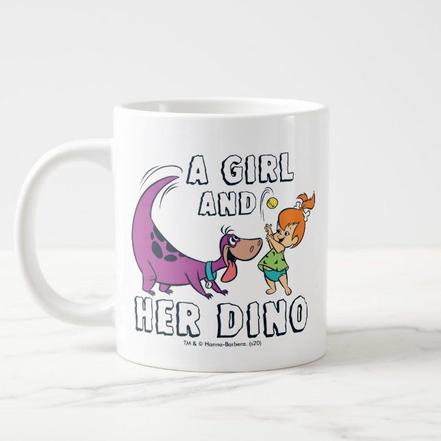Grande Tasse Les Pierrafeu | Galets & Dino Play Ball (Gauche)