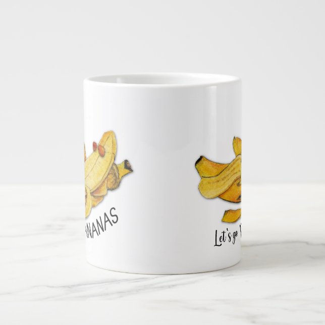 Grande Tasse Let's go Bananas Aquarell (Devant)