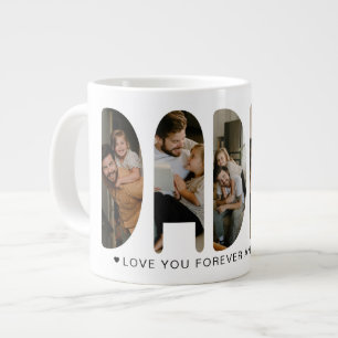 Grande Tasse Lettres de photo de PAPA