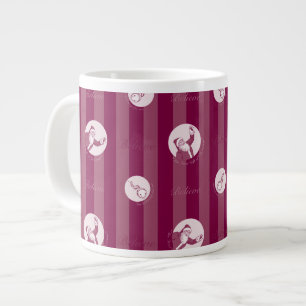 Grande Tasse L'Express polaire   Motif du Père Noël rayé