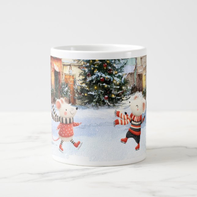 Grande Tasse L'hiver à Mice Town (Devant)