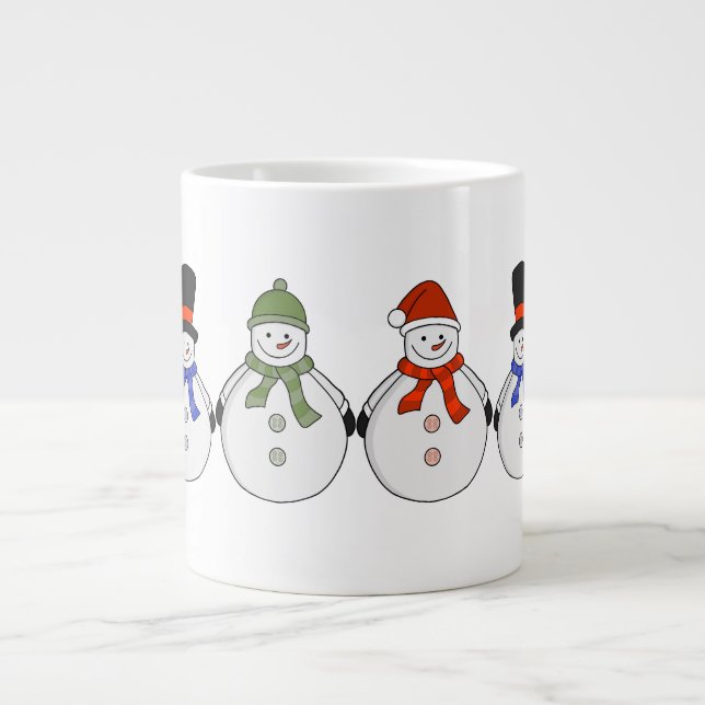 Grande Tasse L'hiver des neiges est arrivé (Devant)