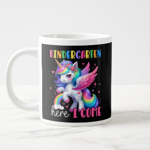 Grande Tasse Licorne de maternelle j'arrive retour à l'école