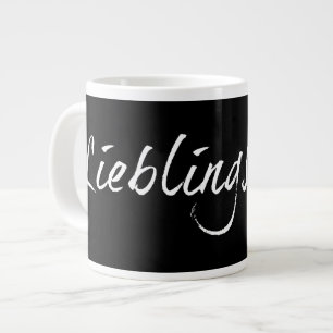 Grande Tasse Lieblingspapa - weißer Schriftzug 0001