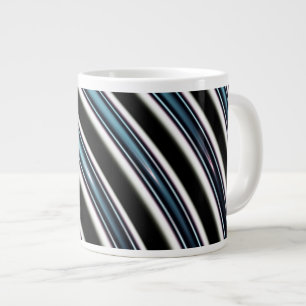 Grande Tasse Lignes incurvées étroitement d'une fractale