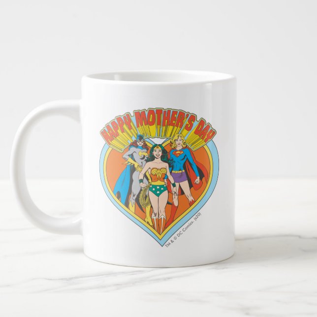 Grande Tasse Ligue de Justice | Bonne fête des mères (Gauche)