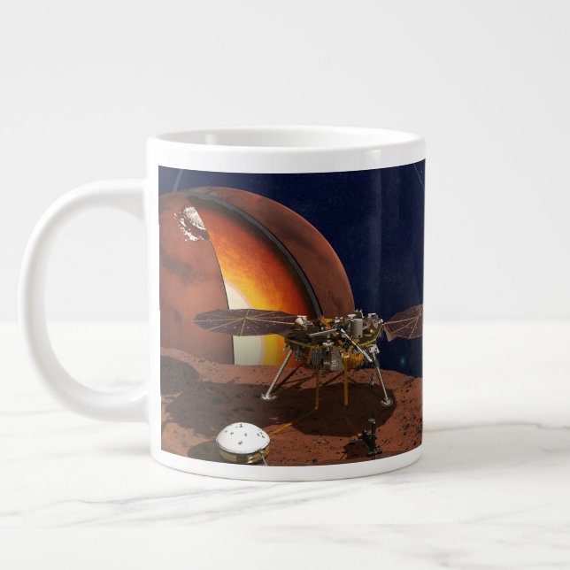 Grande Tasse L'interprétation de l'artiste de la Lander de visi (Gauche)