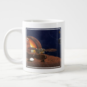 Grande Tasse L'interprétation de l'artiste de la Lander de visi