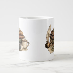 Grande Tasse Livres Anciens & Coin de Lecture Cozy