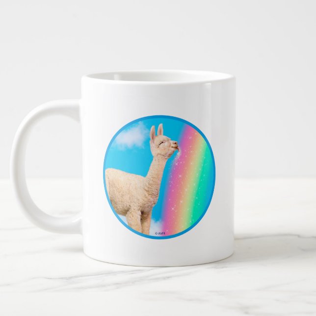 Grande Tasse Llama Licking Rainbow (Gauche)