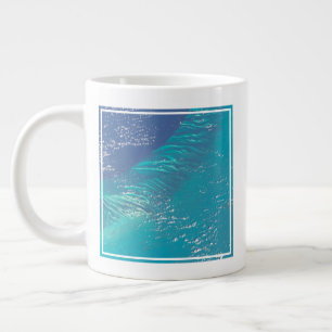 Grande Tasse L'Océan Atlantique Au Bord Des Bahamas