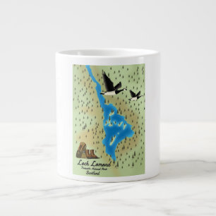 Grande Tasse Loch Lomond, Trossachs, Carte de l'Ecosse