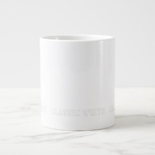 Grande Tasse Logo Blanc Classique
