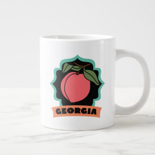 Grande Tasse Logo de Georgia Peach