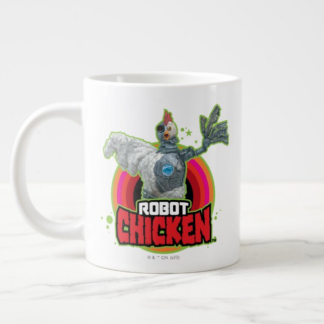 Grande Tasse Logo de Robot Chicken Character (Gauche)
