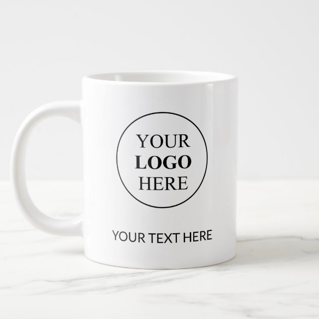 Grande Tasse Logo promotionnel personnalisé - Pas de commande m (Gauche)
