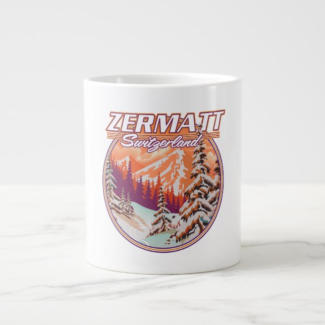 Grande Tasse logo Zermatt suisse (Devant)