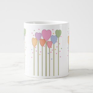 Grande Tasse Lollipops de coeur lunaire